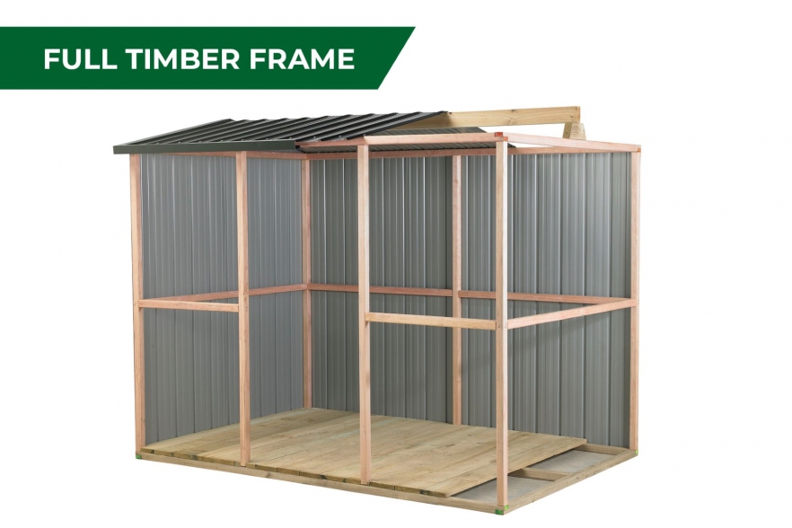 Kiwi garden shed full timber frame
