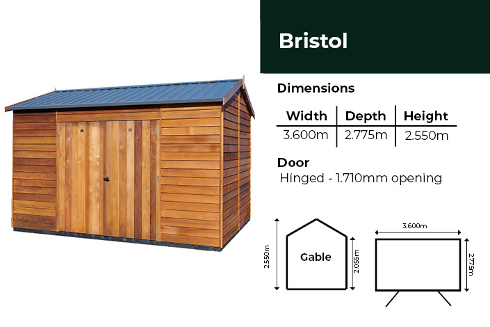 Bristol Cedar Shed