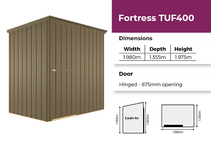 Fortress TUF400 Shed