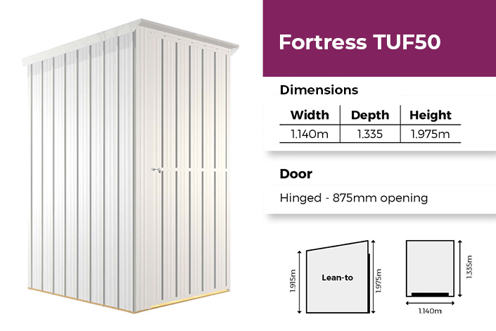 Fortress TUF50 Shed v2