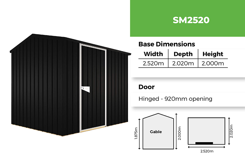 Smartstore SM2520 garden shed