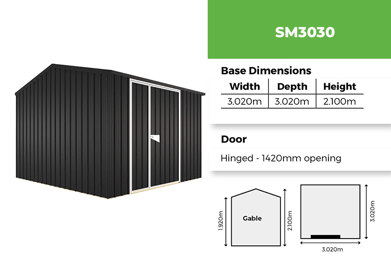 Smartstore SM3030 garden shed